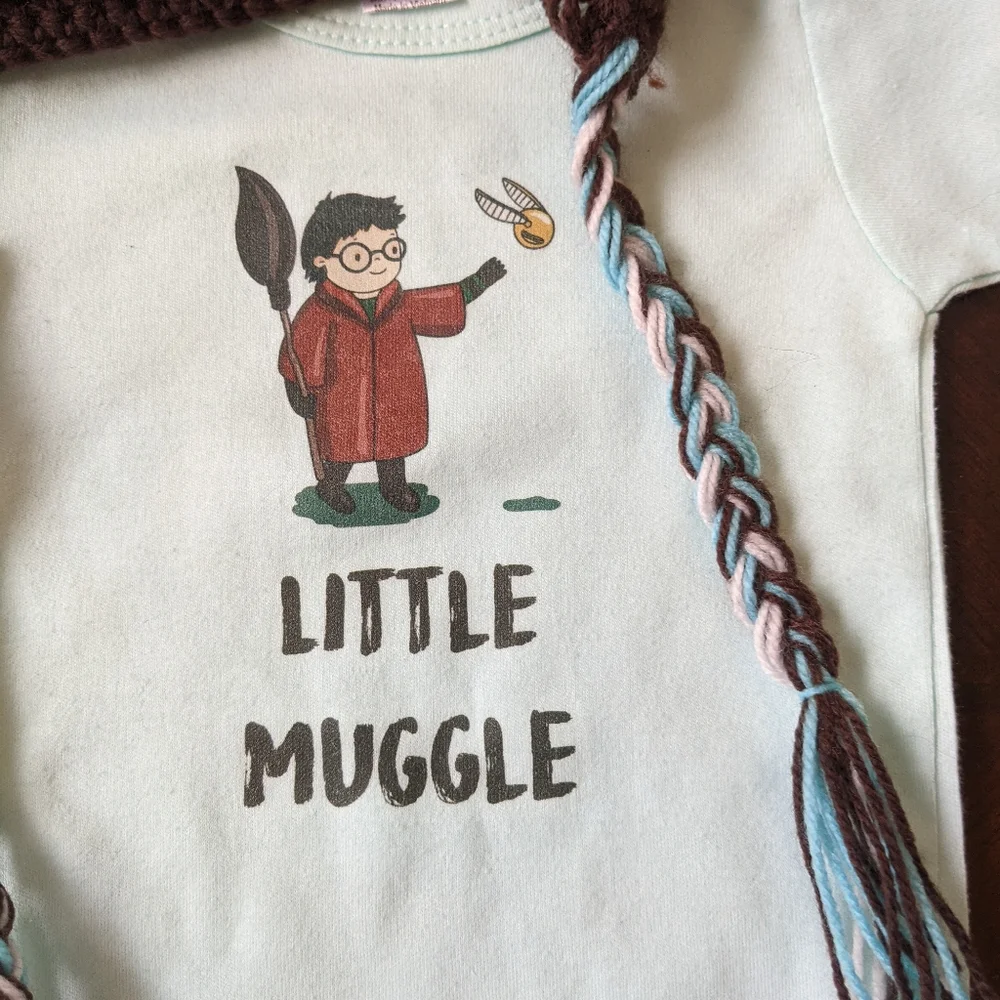 Harry Potter Bodysuit and Owl Hat